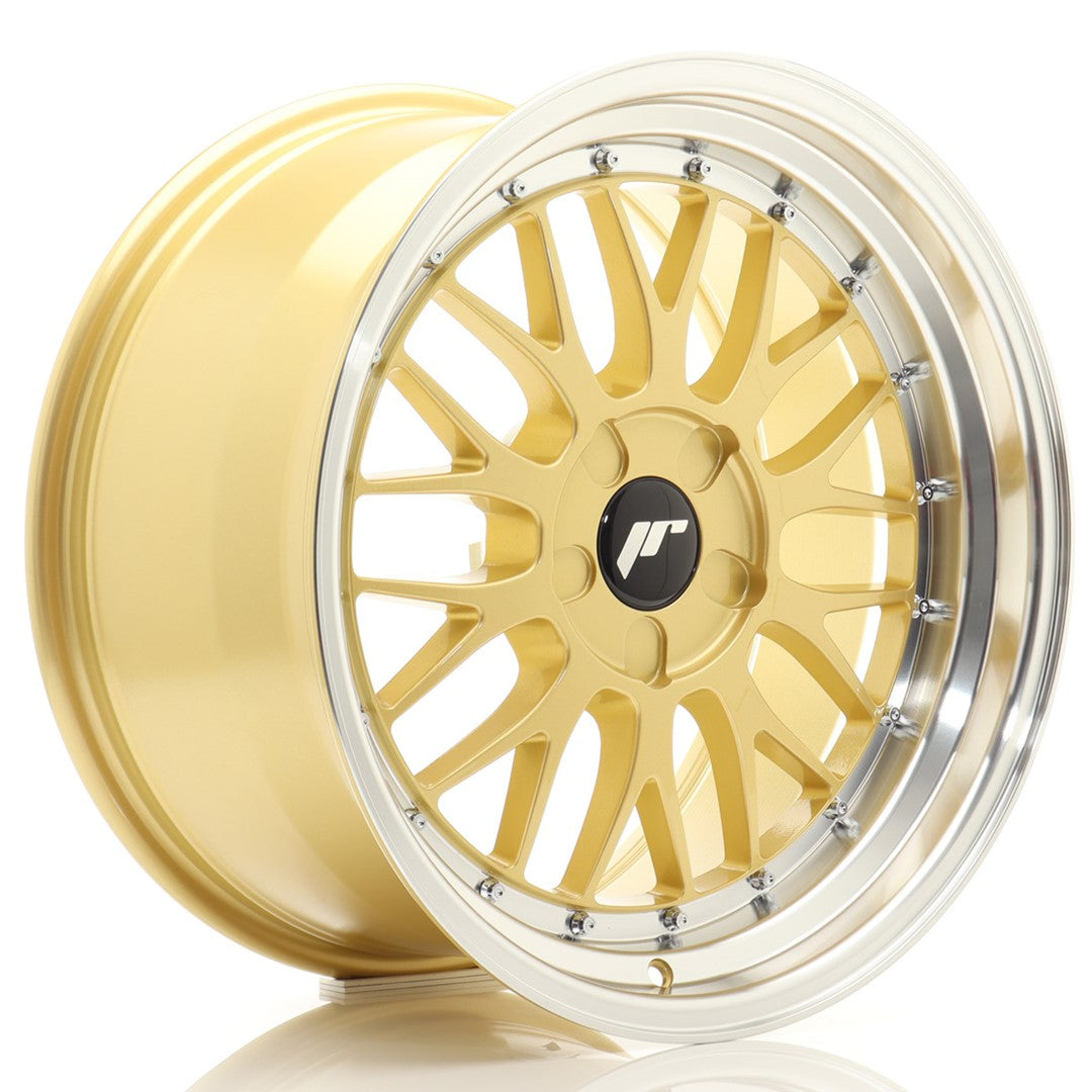JR23 18x9.5 ET20-48 Aangepaste PCD gouden bewerkte lip