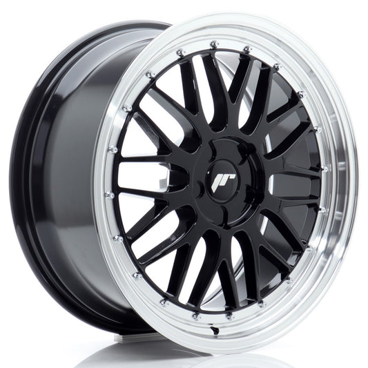 JR23 19x8.5 ET20-45 Custom PCD Gloss Black Machined Lip
