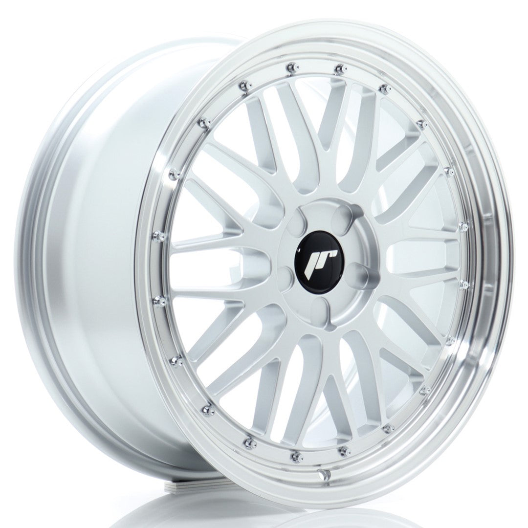 JR23 19x8.5 ET20-45 Custom PCD Hyper Silver Machined Lip