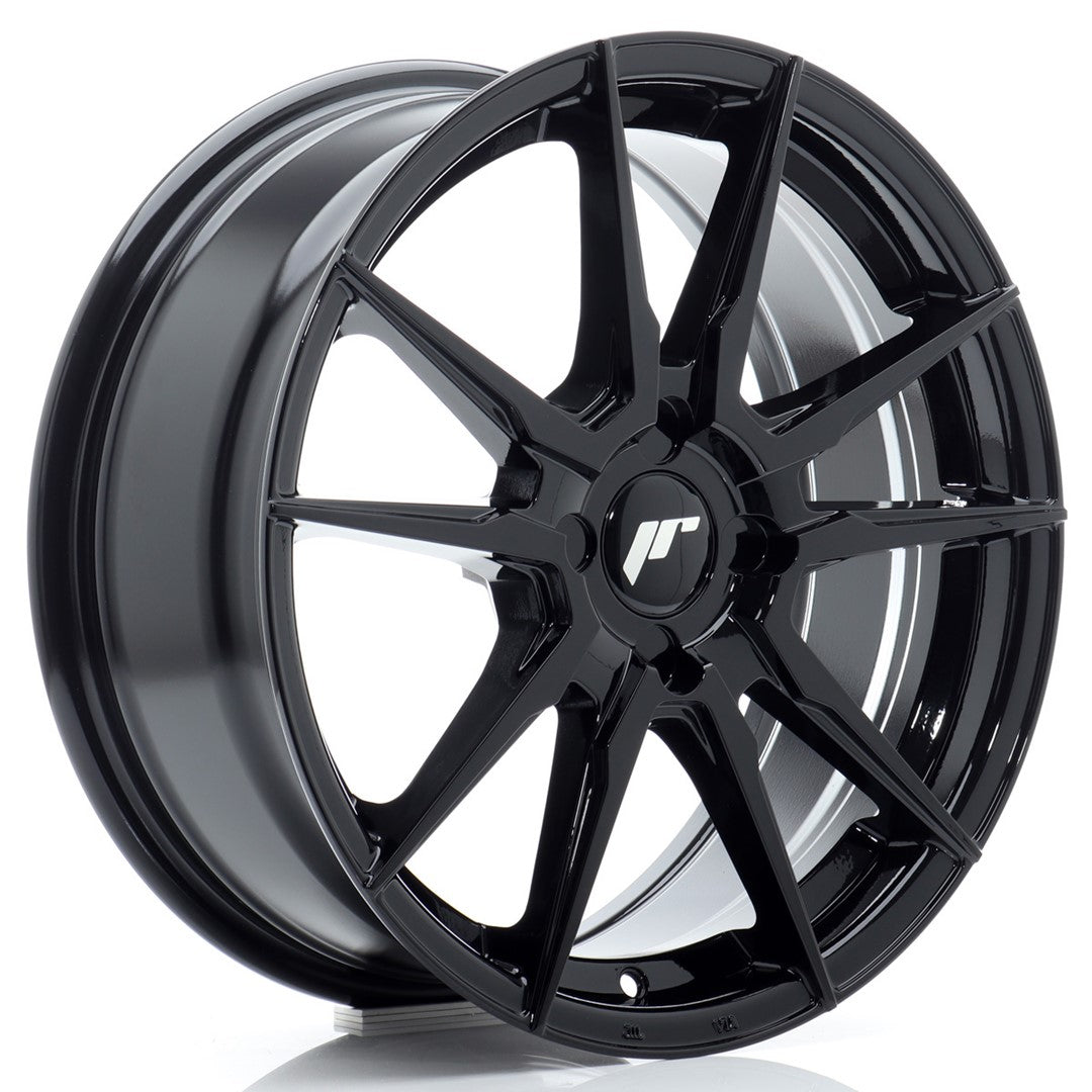 JR21 17x7 ET20-40 Custom PCD Gloss Black