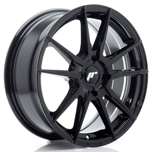 JR21 17x7 ET20-40 Custom PCD Gloss Black
