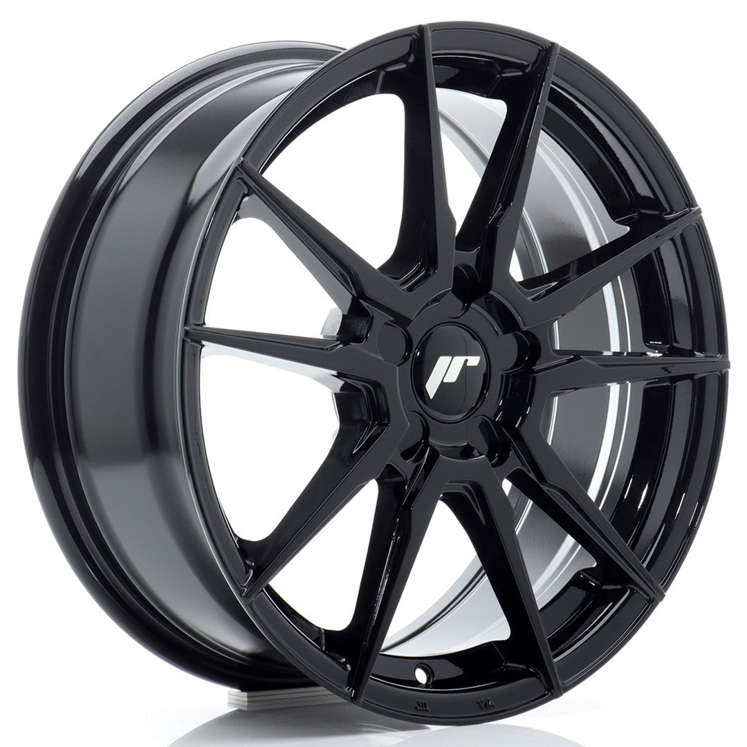 JR21 17x7 ET20-40 Custom PCD Gloss Black