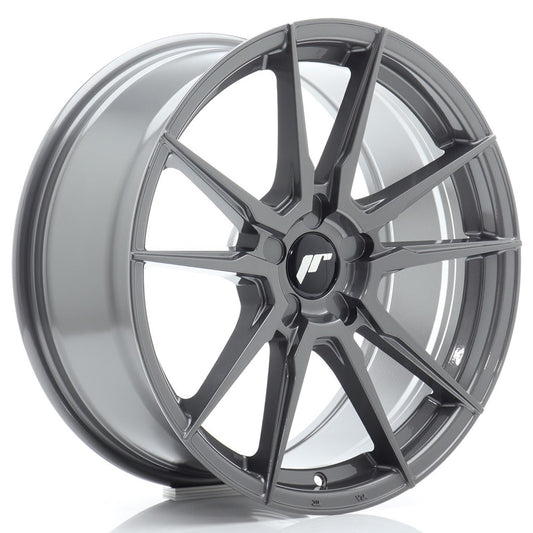 JR21 18x8 ET36 5x112 Hyper Gray