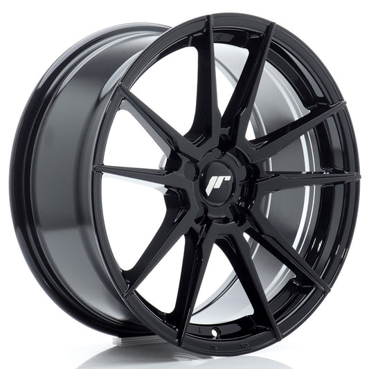 JR21 18x8.5 ET41 5x112 Glanzend Zwart