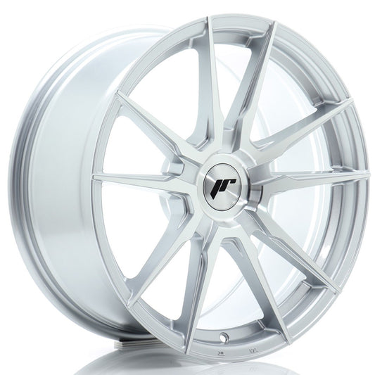 JR21 18x8.5 ET35 5x100, 5x120 Zilver Machined Face