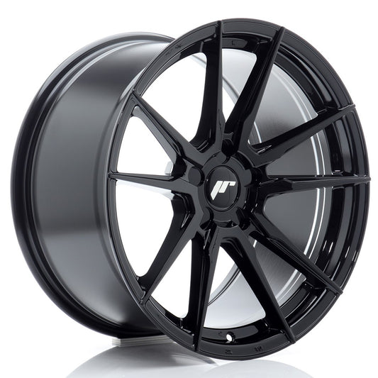 JR21 18x9.5 ET20-40 Custom PCD Glanzend Zwart