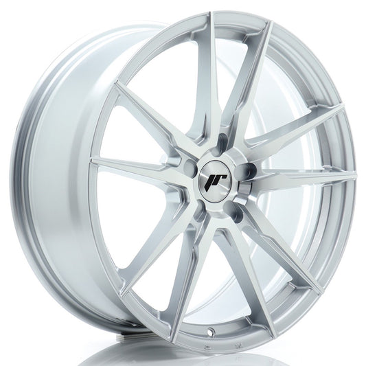 JR21 20x8.5 ET20-45 Aangepaste PCD Zilveren Bewerkte Voorkant