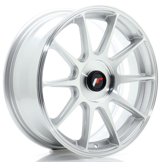 JR11 17x7 ET20-38 Custom PCD Silver Machined Face