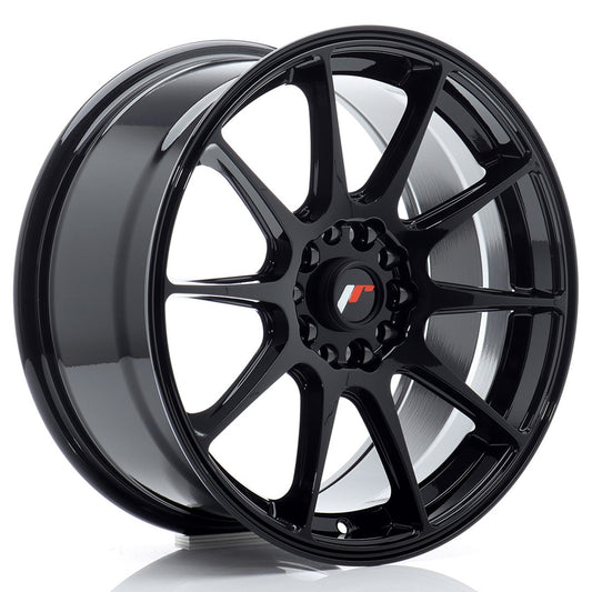 JR11 17x8 ET35 4x100, 4x114.3 Gloss Black
