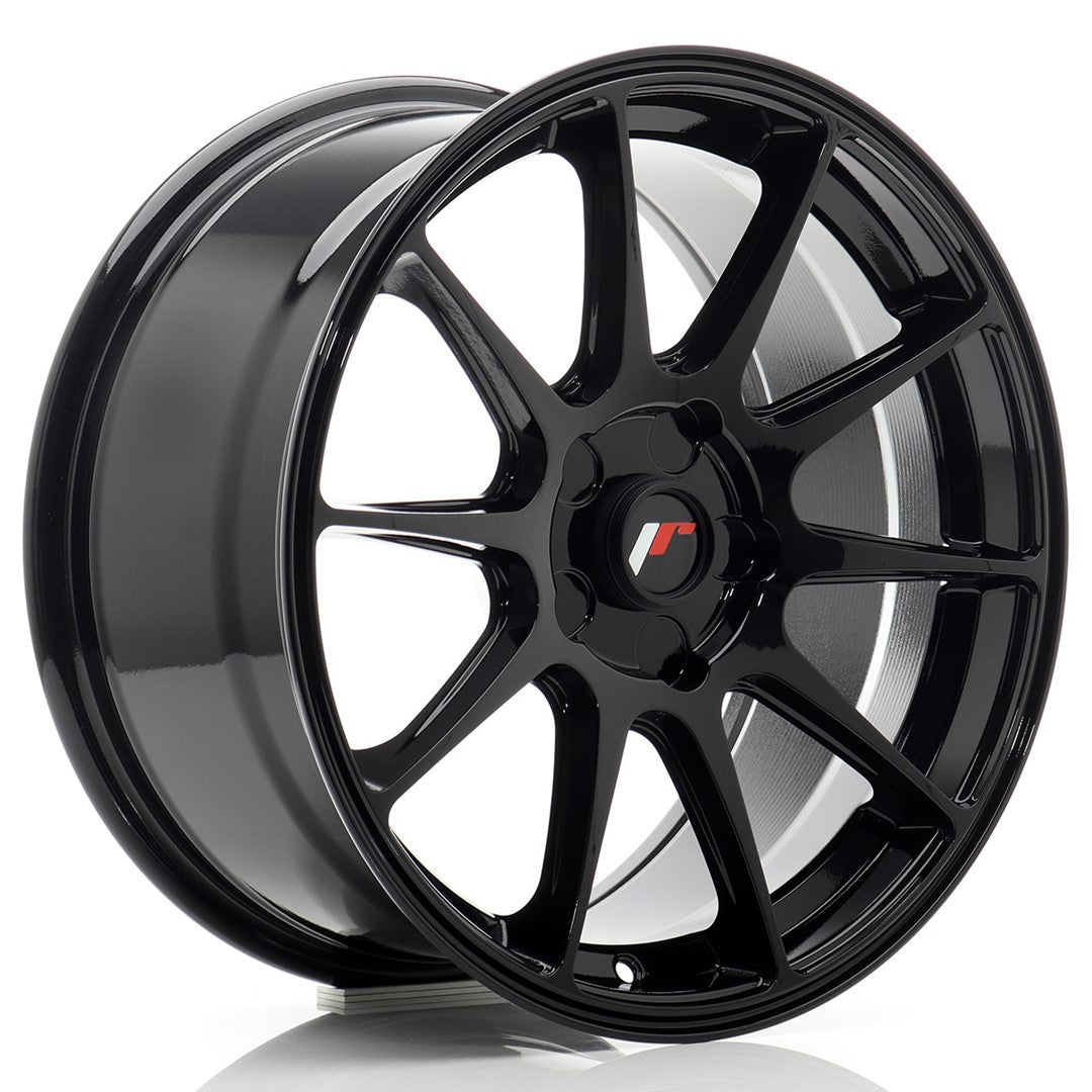 JR11 17x8 ET20-35 Custom PCD Gloss Black