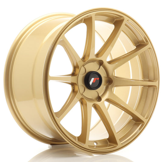 JR11 18x9.5 ET20-30 Custom PCD Gold