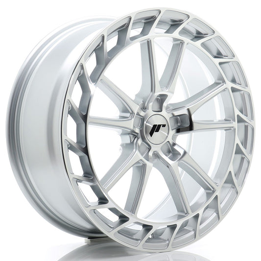 JR45 20x8.5J ET25-45 Custom PCD Flow Form Silver Machined Face