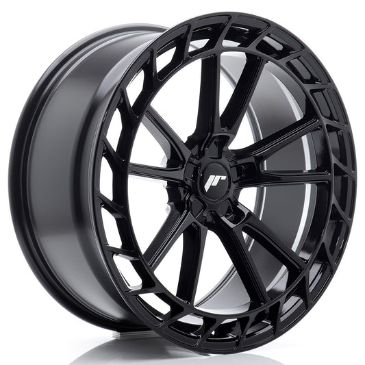 JR45 21x9.5J ET15-35 Aangepaste PCD-vloeivorm, glanzend zwart