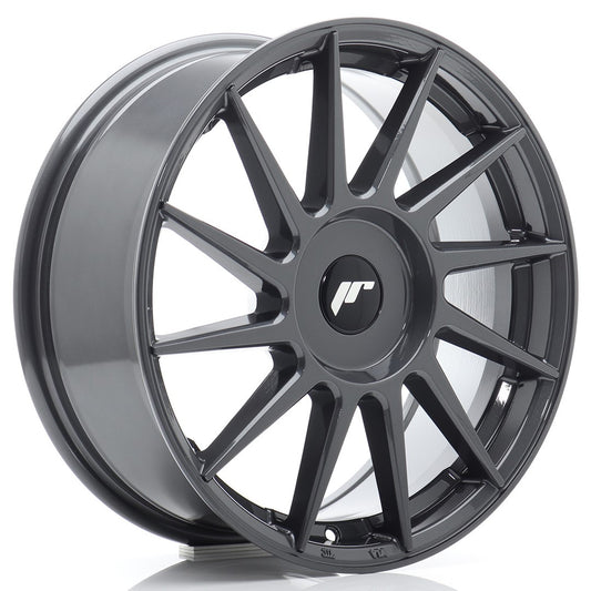 JR22 17x7 ET20-40 Custom PCD Hyper Gray