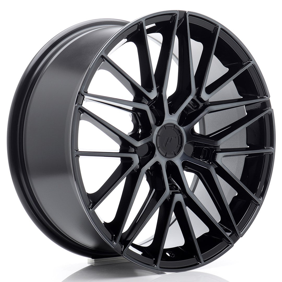 JR38 18x8 ET35 5x114.3 Zwart Machinegepolijste Getinte Voorzijde