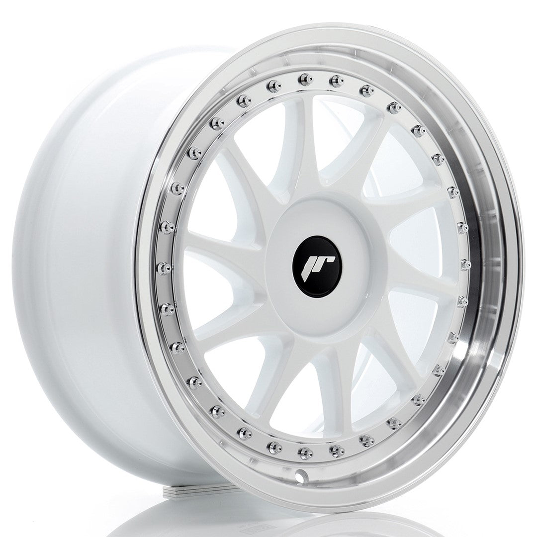 JR26 17x8 ET20-35 Aangepaste PCD witte bewerkte lip
