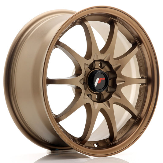 JR5 16x7 ET30 5x100, 5x114.3 donker geanodiseerd brons