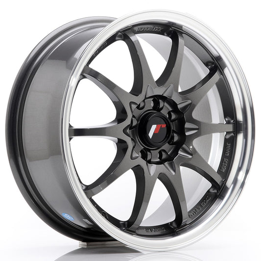 JR5 16x7 ET30 5x100, 5x114.3 bewerkte rand van gefreesd metaal
