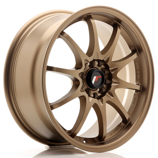 JR5 17x7.5 ET35 5x108, 5x112 donker geanodiseerd brons