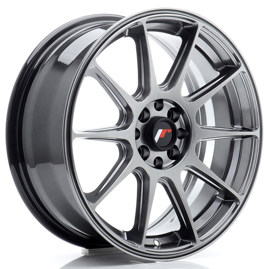 JR11 17x7 ET25 4x100, 4x108 Hyper Black