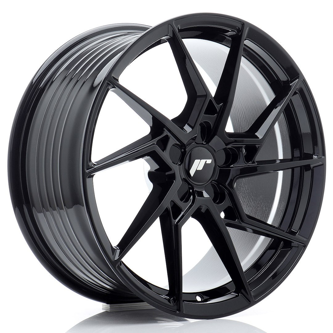 JR33 19x8.5 ET20-45 Custom PCD Glanszwart