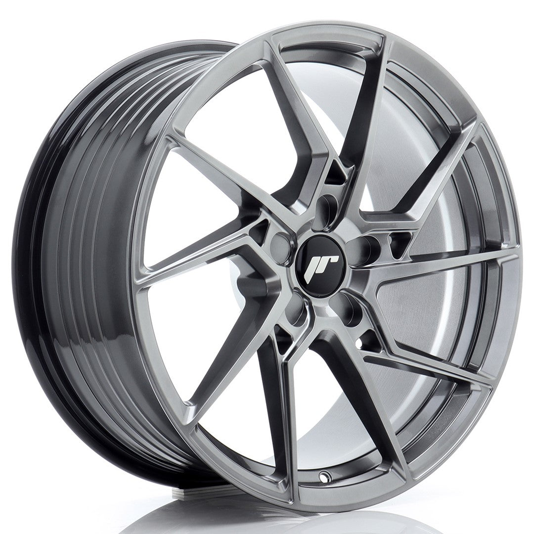 JR33 19x8.5 ET20-45 Custom PCD Hyper Black