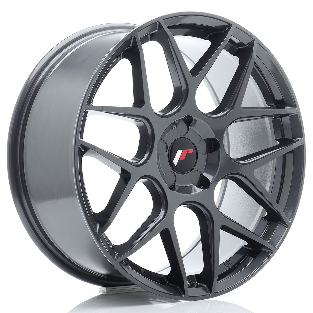 JR18 19x8.5 ET20-45 PCD sur mesure Gris hyper