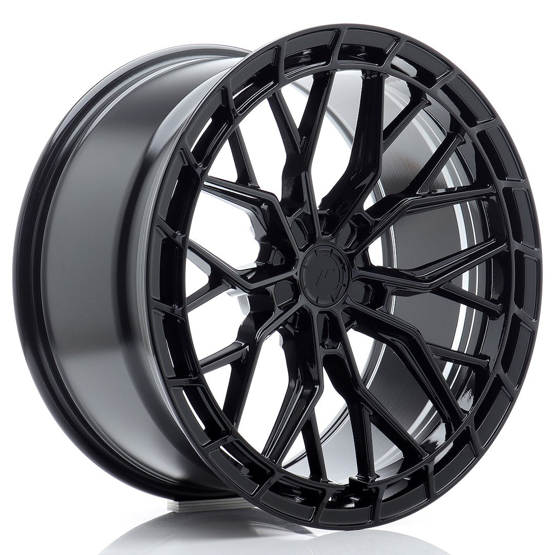 JR48 20x10,5J ET20-51 PCD personnalisé Flow Form noir brillant