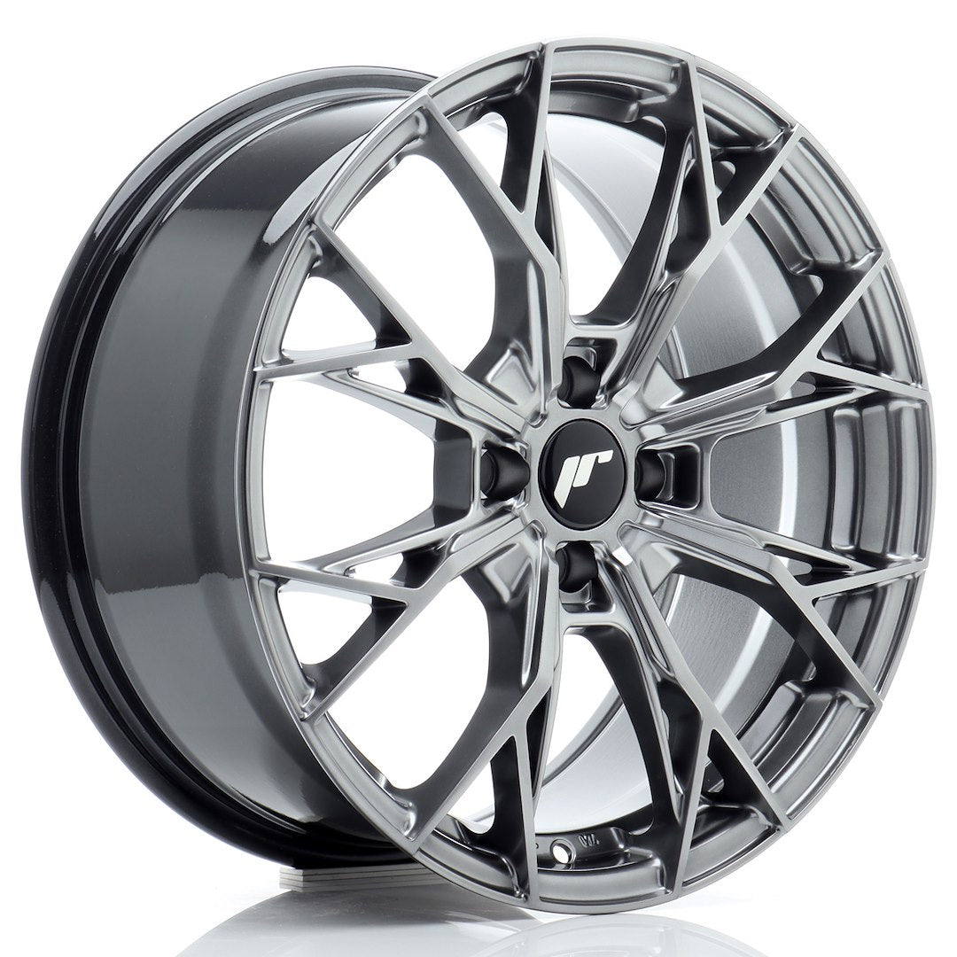 JR49 17x8 ET40 4x100 Hyper Black