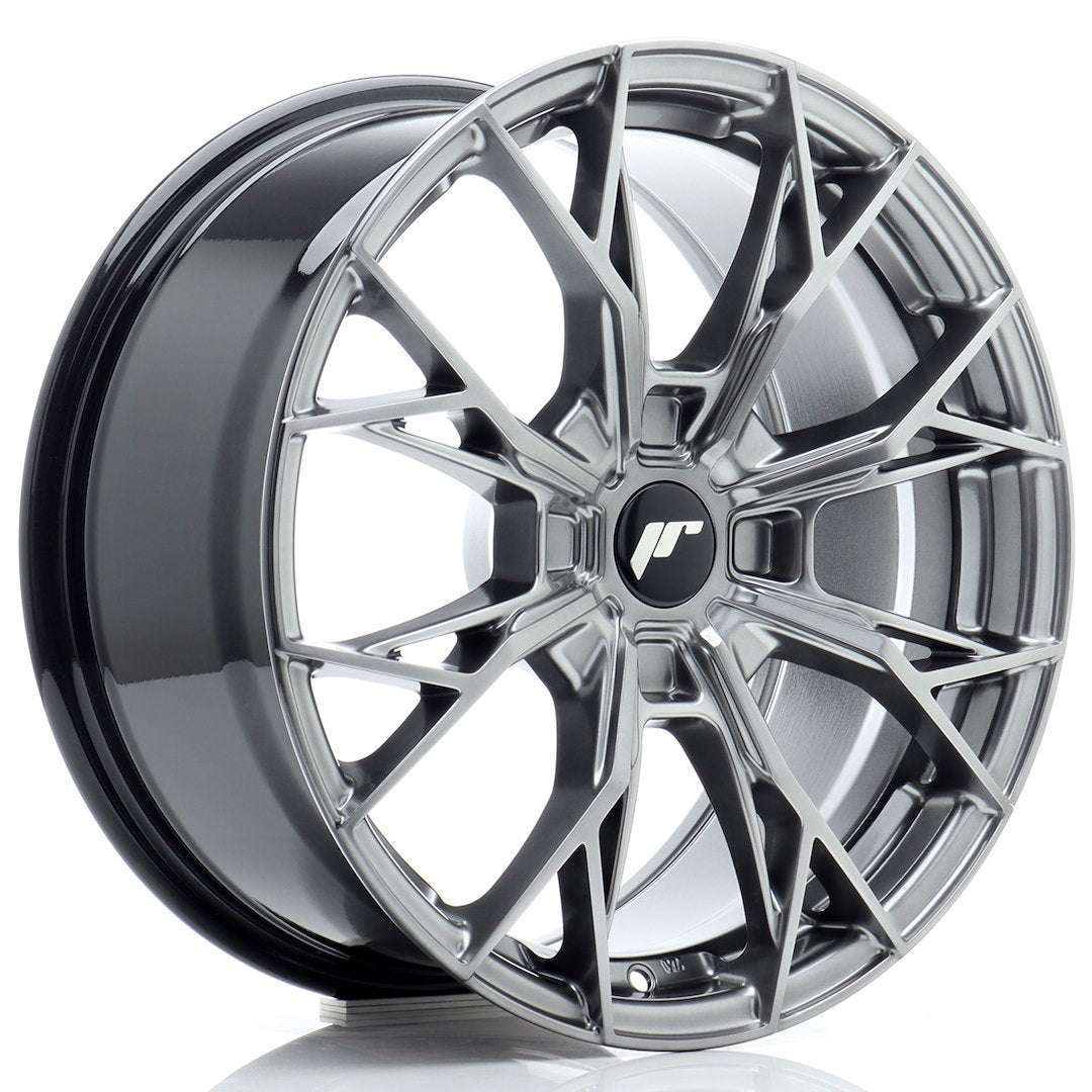 JR49 17x8 ET20-40 Custom PCD Hyper Black