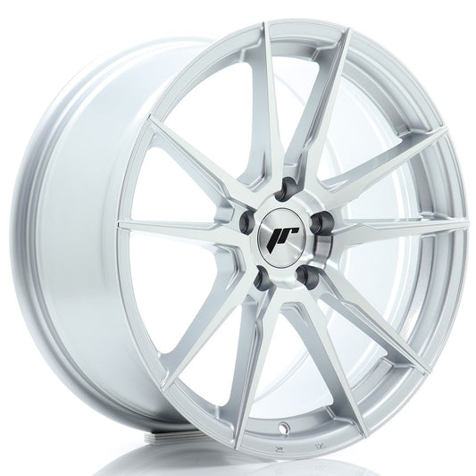 JR21 18x8 ET40 5x112 Zilver Machined Face