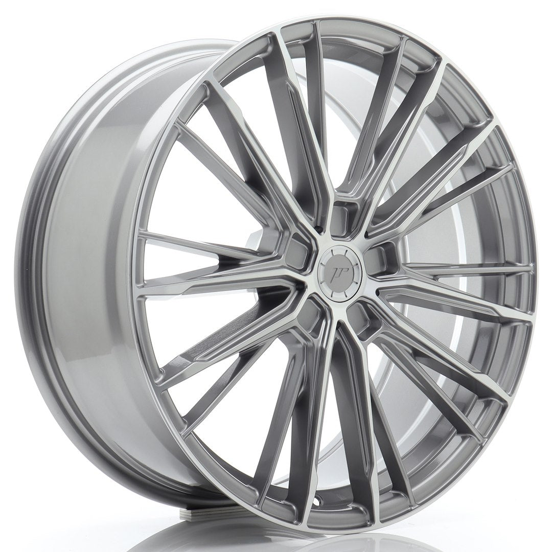 JR52 20x8.5 ET20-45 Custom PCD Silver Machined Face