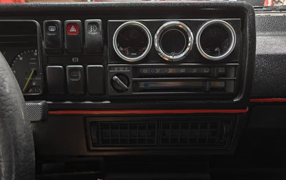 B.Custom VW Golf / Jetta MK2 VDO Radio gauge pot 52mm
