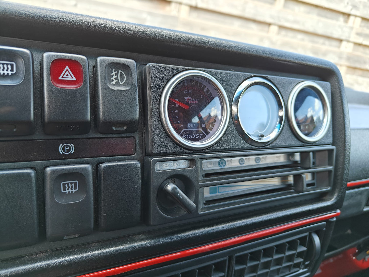 B.Custom VW Golf / Jetta MK2 VDO Radio gauge pot 52mm