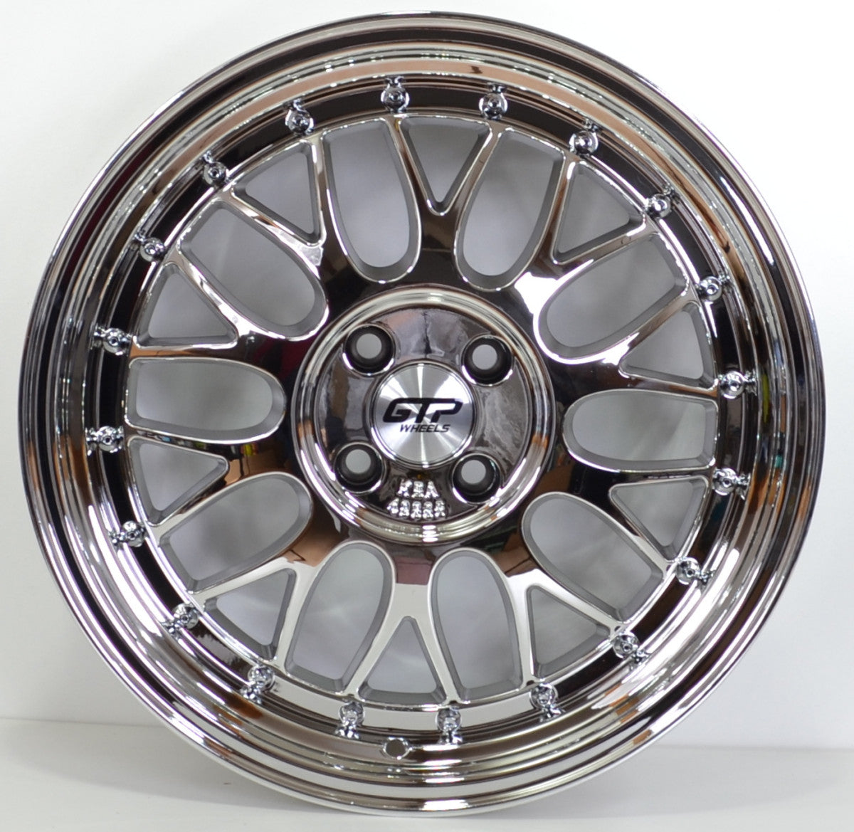 GTP 020 7.5X17 4X100 ET35 Entièrement Chromé – B.Custom