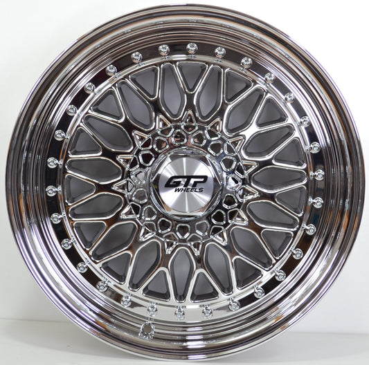 GTP 072 7.0X16 8X100/108 ET35 Full Chrome Flow Forming