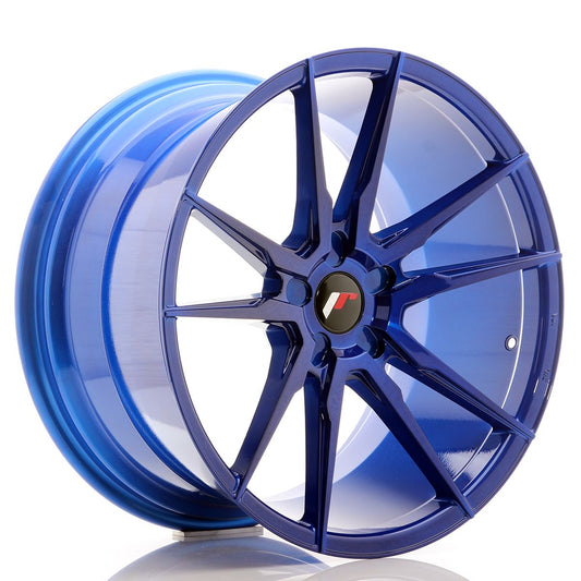 JR21 19x9.5 ET20-40 Aangepaste PCD Platina Blauw