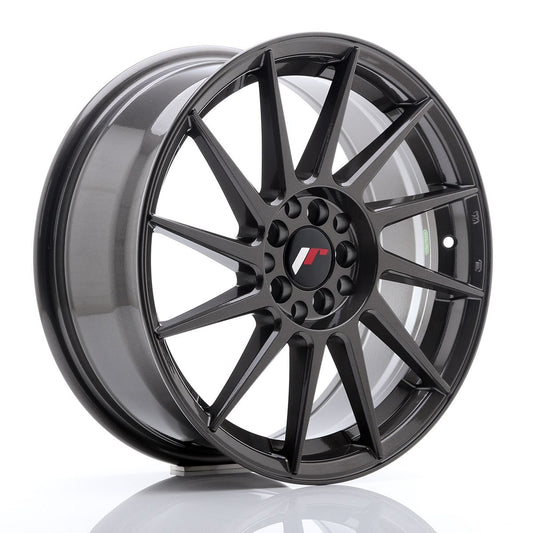 JR22 17x7 ET35 4x100, 4x114.3 hyper gris