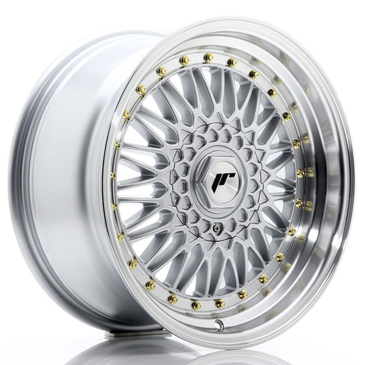 JR9 17x8.5 ET35 5x112, 5x120 lèvre usinée argent