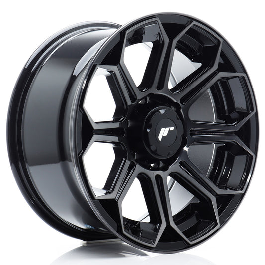 JRX11 18x9 ET25 6x139.7 Noir brillant Face usinée