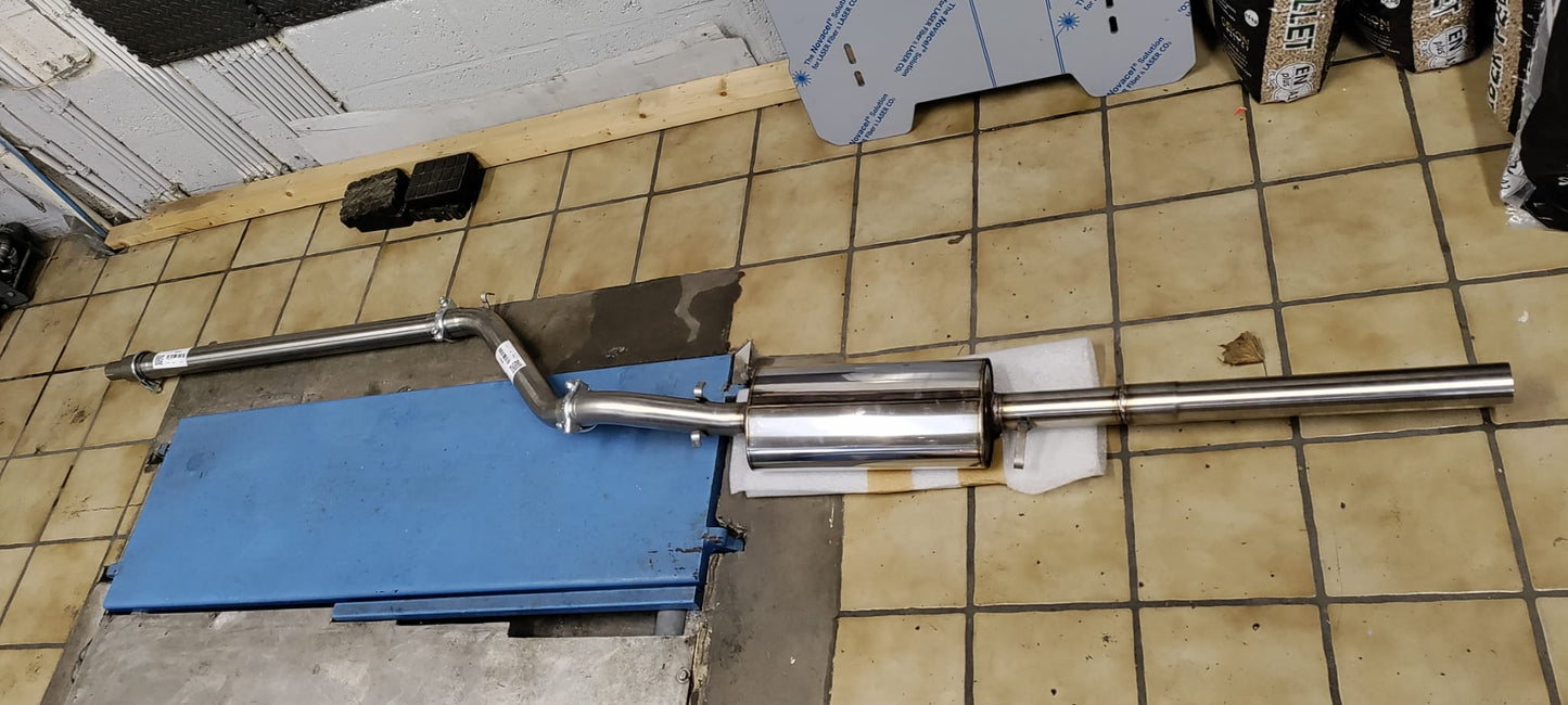 Powersprint RVS Uitlaatsysteem voor VW Jetta 2 Groep A