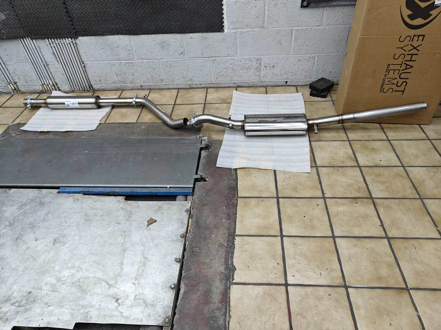 Powersprint RVS Uitlaatsysteem voor VW Jetta 2 Groep A