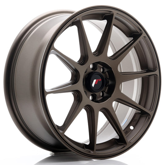 JR11 17x8 ET25 4x100, 4x108 flat bronze