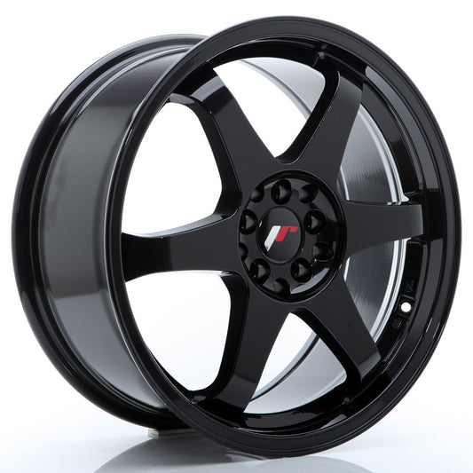 JR3 17x8 ET25 4x100, 4x108 gloss black