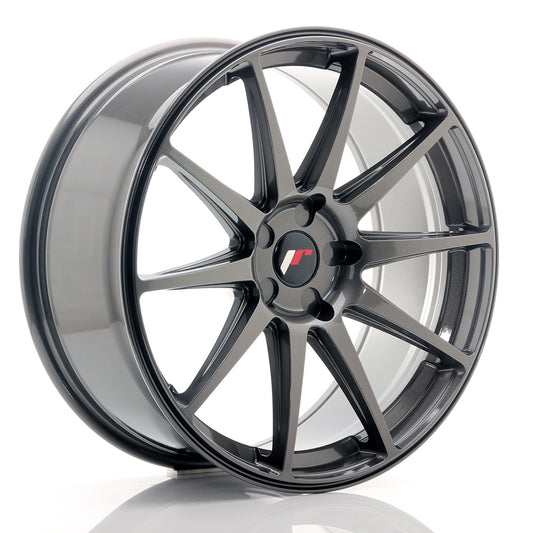 JR11 17x8 ET35 4x100, 4x114.3 hyper black