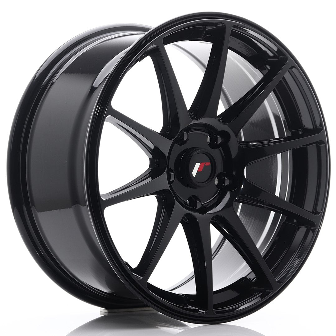 JR11 17x8 ET25 4x100, 4x108 gloss black