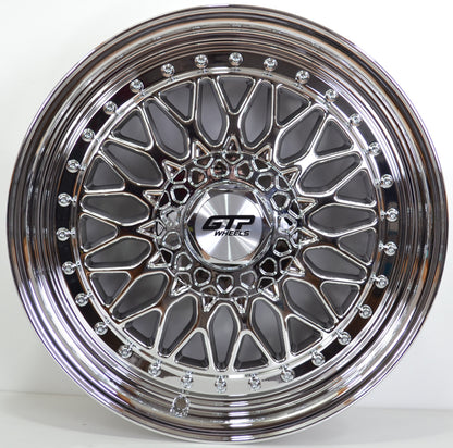 GTP 072 7.0X15 8X100/108 ET35 Volledig chroom vloeivormen