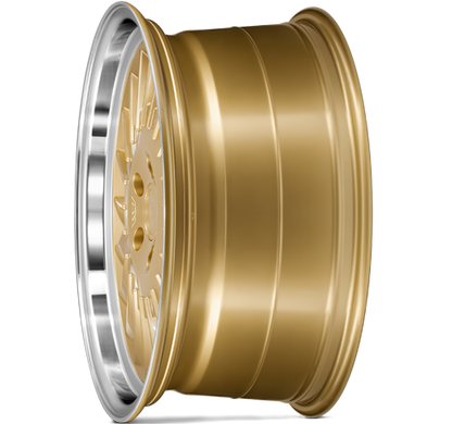 CSR1D 19x8.5 ET42 5x112 Vintage Gold Polished Lip
