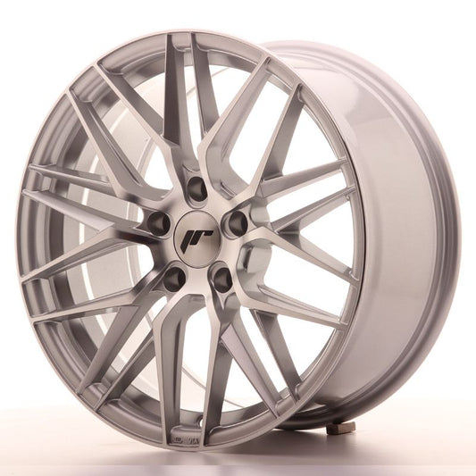 JR28 19x8.5 ET20-40 Aangepaste PCD Zilveren Machinaal Bewerkte Voorkant