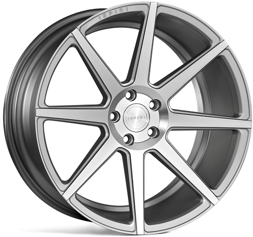 ISR8 19x8,5 ET32 5x112 Satin Silver Machined